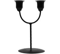 Support en métal noir style C à 2 bras pour prière de mariage, bougeoir, table à manger, centre de table, décoration, normal