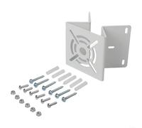 Support en métal pour caméras de vidéosurveillance, conçu pour un montage vertical sur un mur d'angle et une utilisation en extérieur
