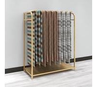 Support en métal pour écharpes et cravates - Support de rangement autonome pour écharpes, cravates et châles - Idéal pour un usage commercial et commercial - Solution d'affichage élégante