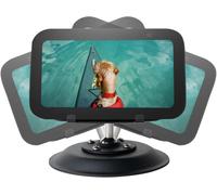 Support En Métal Pour Echo Show 5 (3ème Génération), Support Pivotant, Avec Réglage D'inclinaison Grand Angle, Accessoire De Bureau Pour Echo Show 5 3ème Génération, Sans Aimant (Noir)