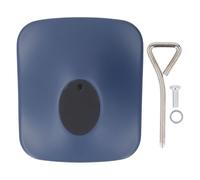 Support en métal pour Haut-Parleur KEF LSX II, Haut-Parleur HiFi sans Fil - Support de Bureau inclinable à 15°, antidérapant et réducteur de Vibrations, adapté aux Bureaux (Bleue)