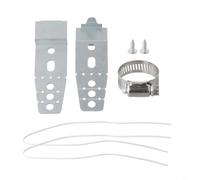 Support en métal pour lave-vaisselle Panneau avant Kit de montage | pour une construction en métal robuste, durable, fixation sûre, empêche le glissement, nettoyage facile