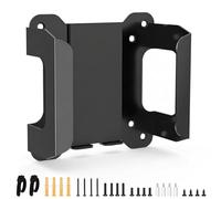 Support en métal pour station d'accueil HP VESA mural et sous bureau pour station d'accueil HP USB-C Dock G5 Support de montage pour ordinateur portable HP G5 Support avec attaches de câble Noir
