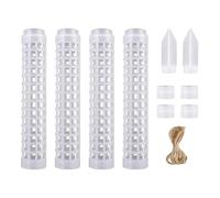 Support en Mousse pour, piquets de Support Externe pour la Croissance des, Tuteur Vertical pour Fleurs, Jardin, Balcon, Serre et Patio intérieur extérieur