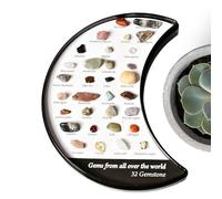 Support en - Organiseur de rangement pour spécimen de pierres précieuses - Pour méditation, décoration d'intérieur, soulagement du stress