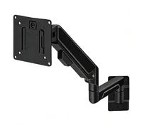 Support en porte-à-faux en métal pour montage d'écrans de 43,2 à 81,3 cm sur le mur, bras flexible, angles de vue réglables, support de moniteur à mouvement complet