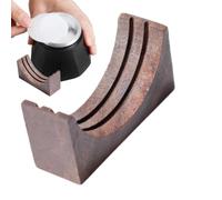 Support en pour écran de café, support stable, rangement | Base pour écran à puck, rangement efficace de la plupart des filtres en maille pour les amateurs d'expresso, deux carrés
