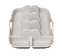 Support en Silicone Antidérapant avec Bol à Sauce - Porte- Souple pour Fajitas et Nachos - Design Élégant pour Fêtes - 25x20x8cm(taco tray - khaki)