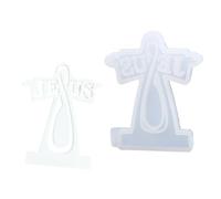 Support en silicone en forme de symbole chrétien pour fabrication artisanale