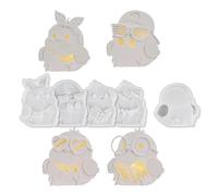 Support en silicone en forme d'œuf pour castes de résine époxy, œufs, bijoux, assiettes, fournitures artistiques, décoration de la maison