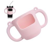 Support en silicone - Porte-gobelet à double poignée en silicone | Poignées de gobelet | Support en silicone pour gobelets de 14 onces | Couvercle de protection pour biberon | Tasses à café isolées