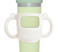 Support en silicone - Porte-gobelet à double poignée en silicone | Poignées de gobelet | Support en silicone pour gobelets de 14 onces | Couvercle de protection pour biberon | Tasses à café isolées
