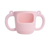 Support en silicone pour gobelet de 35,5 g - Double poignée en silicone - Réutilisable - Housse de tasse à café isolée sous vide pour bébé - Protection pour activités de plein air