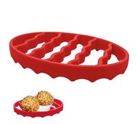Support en silicone résistant à la chaleur - Support de cocotte à rôtir, casserole sous pression avec design, friteuse à air avec élévation, accessoire de cuisine, équipement de cuisine pour viande et