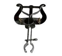 Support en tôle pour instruments en laiton - Pince réglable pour trompette - Portable - Sûr et portable - Pour pratique d'essai - Organisateur de notes