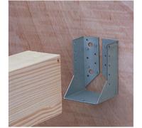 Support en U galva inversé Alberts H152mm l76mm - GAH Alberts - Support - Galvanisé - Brut