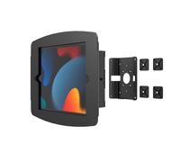 Support en verre - COMPULOCKS - DC/POS - iPad 10.2 pouces - Installation facile - Noir