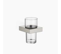Support en verre Dornbracht avec verre en cristal, modèle mural, 83400780-06,...