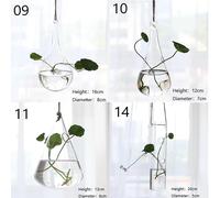 Support En Verre Transparent Pour Plantes À Fleurs,Jardinières Pour La Maison,Vase À Boules,Terrarium,Récipient Pour Jardin Et Décoration Intérieure.A14