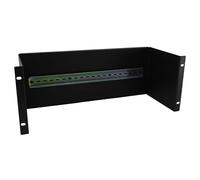 Support encastré sur rail DIN 4U pour réseau de données de 19 pouces Accessoires de montage d'armoire