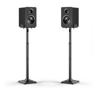 Support Enceinte Surround Lot de 2, Pied Enceintes Universel Hauteur Réglable 86-109 cm, Compatible avec Bose/JBL/Sony