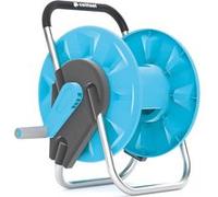 cellfast Support de Tuyau ALUPLUS, Enrouleur de Tuyau, Transport et Stockage faciles, Résistant à la Corrosion, Empêche Le Tuyau de Se tordre, 1/2", 45m, 55-150" bleu
