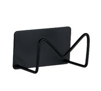 Support éponge auto-adhésif, support éponge en acier inoxydable - Support éponge en acier inoxydable, support de balai à vaisselle | Adhésif fort, accessoires de cuisine pour nettoyeur à linge,