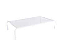Support ergonomique en fer pour ordinateur portable - 50 x 20 x 8 cm - Économie d'espace - Accessoire de station de travail robuste - Plateformes d'élévation professionnelles - Gadget de bureau
