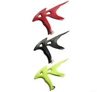 Support ergonomique pour aérographe avec poignée de préhension pour modélisme, outils de pulvérisation prenant en charge une connexion filetée standard de 0,6 cm pour une application précise (rouge)