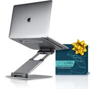 Support ergonomique pour ordinateur portable, hauteur réglable jusqu'à 50,8 cm, compatible avec tous les MacBook, ordinateurs portables de 10", 15", 17", support de bureau pour ordinateur portable,
