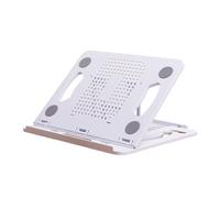 Support ergonomique réglable pour ordinateur portable - Support d'ordinateur pliable pour bureau, parfait pour le travail collaboratif et le rangement facile - Design peu encombrant pour la maison et