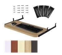 Support Ergonomique, Support de Plateau de tiroir de Clavier, 54/60/70x27cm, sous la Plate-Forme de Bureau, Ensemble d'accessoires de Bureau de Meubles, Plateau Coulissant de Clavier d'ordin