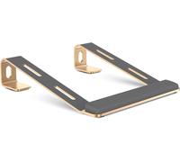 Support Ergonomique Ventilé Pour Ordinateur Portable Avec Repose-Poignet, Support Ventilé Pour Ordinateur Portable Macbook/Hp/Dell/Acer/Lenovo, 10-17,3"" - Doré