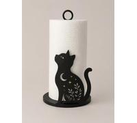 Support Essuie-Tout Chat Noir, Porte Sopalin Cuisine, Dérouleur Rouleau Papier Décoratif
