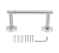 Support Essuie - Tout en Acier Inoxydable 304, Porte - Rouleaux Résistant, Capacité de Charge Élevée, Design Minimaliste - Antirouille, Installation Facile, Parfait pour Cuisine (Brossé)