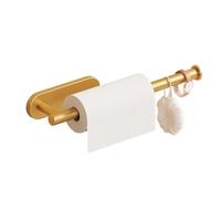 Support essuie-Tout Porte-Rouleau de Papier essuie-Tout sous Armoire, Support Mural, Porte-Rouleau en Acier Inoxydable for Cuisine et Salle Bain(Gold)