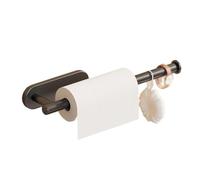 Support essuie-Tout Porte-Rouleau de Papier essuie-Tout sous Armoire, Support Mural, Porte-Rouleau en Acier Inoxydable for Cuisine et Salle Bain(Noir)
