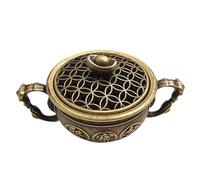 Support Esthétique - Décorative Finition Bronze Antique, Cendrier De Style Zen, Accessoire De De Relaxation | Don Religieux Spirituel pour Le Bien-être, La Pleine Conscience, L’Espace in