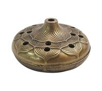 Support Esthétique - Décorative Finition Bronze Antique, Cendrier De Style Zen, Accessoire De De Relaxation | Don Religieux Spirituel pour Le Bien-être, La Pleine Conscience, L’Espace in