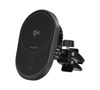 Support et Chargeur Voiture MagSafe Qi2 15W pour Smartphone Noir