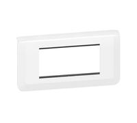 Support et plaque double Mosaic, LEGRAND, blanche