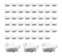 Support Étagère, 50 Pcs Supports de Tablette, Support Etagere 101558 Compatibles avec PAX, Taquets pour Étagères Remplaçants pour KOMPLEMENT, Pour Armoire De Cuisine, Bibliothèque, Armoire