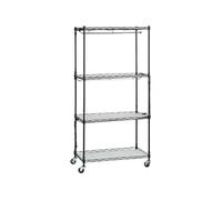 VEVOR Support Plantes avec Lampes de Croissance, Étagère Porte Plantes d'Intérieur Métal, 4 Niveaux, 45 W, 3 Modes d'Éclairage à Spectre, Minuterie, pour Jardinage Germination Graines, 60x35x126,5 cm