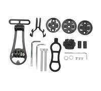 Support étendu pour Ordinateur de Cyclisme, Support de Guidon Avant pour vélos de Route et VTT, Compatible avec Wahoo Edge Stages Dash Karoo, inclut Un Adaptateur pour caméra Lumin