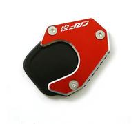 Support Extension Plaque D'extension Béquille Latérale Moto Pour Pour RALLY CRF250 CRF 250 2017-2023 Extension D'élargissement Du Support Moto Latérale Support Béquille(Rouge)