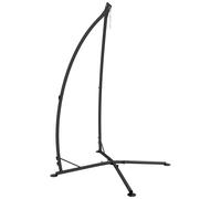 Support Fauteuil Suspendu - Pied Fauteuil Suspendu - H. 215 Cm - Charge Max. Reco. 130 Kg - Métal Noir