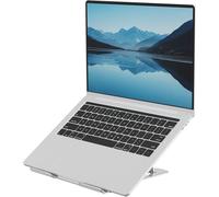 Fellowes Support PC portable Alumia - Ergonomique pliable, réglable (hauteur/angle) - 15" Argent