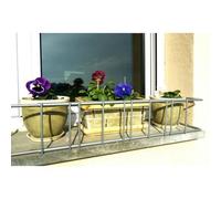 Support Fenêtre pour Pots à Fleurs Acier Extensible de 150 à 200 cm - Support d