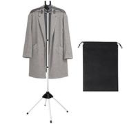 Support Fer Vapeur Portable - Table Repassage Pliable Réglable | Hauteur Ajustable 84-160cm | Vêtements Manteaux Pantalons Dortoir Robes Mariage, Aluminium + ABS, 620g