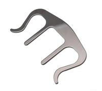 Support Feuillet Musical Métal Anti-Rayure 100mm(Black) | Acier inoxydable pour robuste, ne se casse pas, pour bord lisse sécurisé, idéal piano violon, maintien ferme